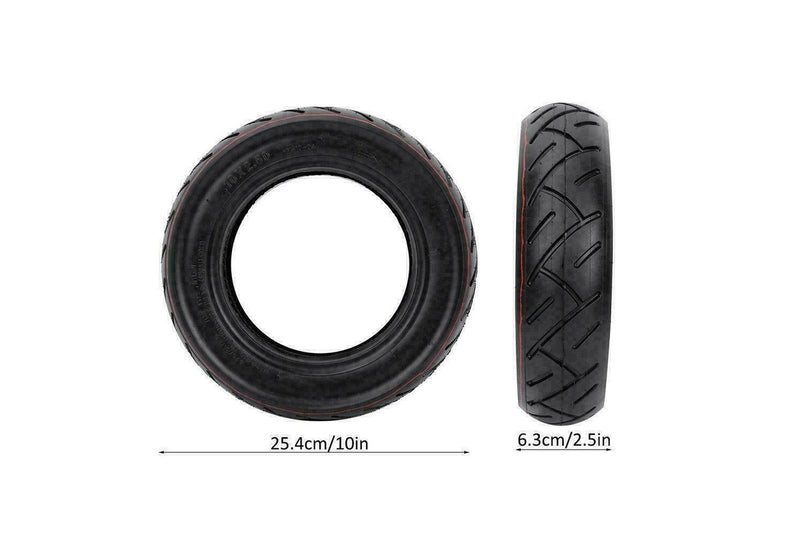 10x2.50 Scooter Tyre & Tube Replacement For eScooter Electric Stand On Scooter