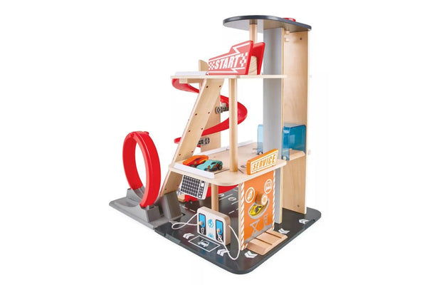 Hape: Gearhead - Stunt Garage Playset