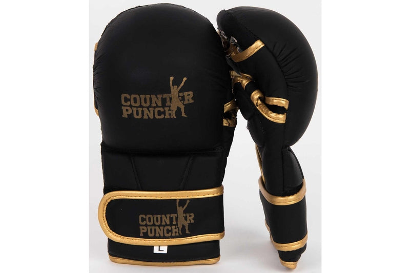 Counterpunch MMA Premium Leather Shooter Gloves - L