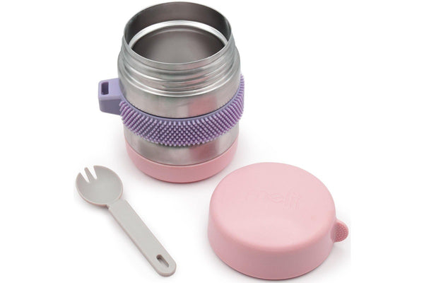 Melii: Fidget Thermos - Pink + Purple + Grey (300ml)