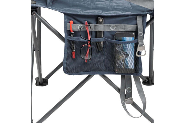 Quest Outdoors Steel Frame Polyester Big Mutha Camp Chair Midnight Blue