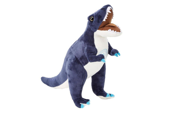 Manchester City FC T-Rex Plush Toy (Navy/White) (One Size)