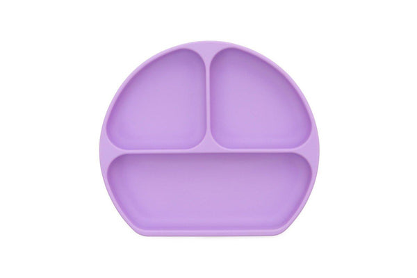 Bumkins: Silicone Grip Dish - Lavender