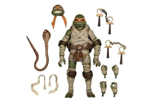 Universal Monsters x TMNT: Ultimate Michelangelo as The Mummy - 7" Figure