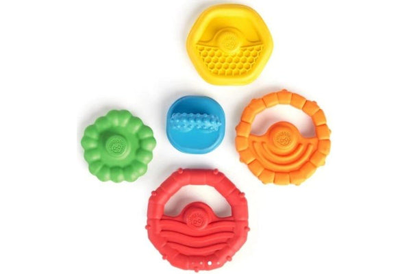 Baby Einstein: Stack & Teethe Multi-Textured Teether Toy