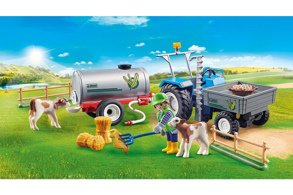 Playmobil: Country - Loading Tractor with Water Tank (70367)