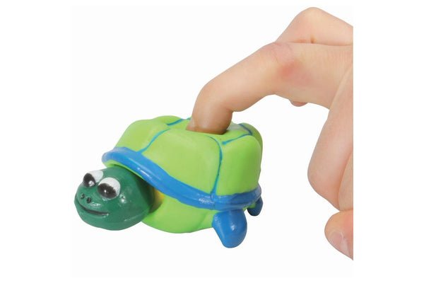 3x Fumfings Novelty Pop Head Turtles 8cm Play 3y+ Squeeze Animal Toys Kids Child