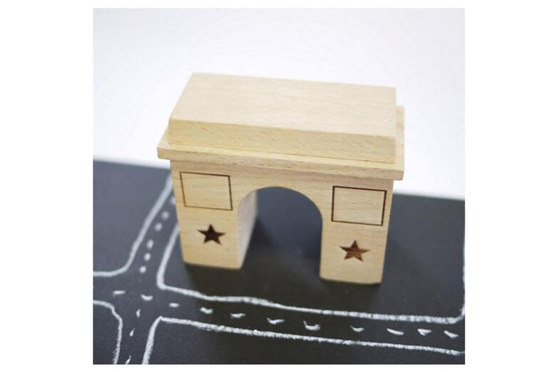 Kiko & gg Machi Magnetic Town Paris Kids Children Fun Wooden Pretend Toy 3y+