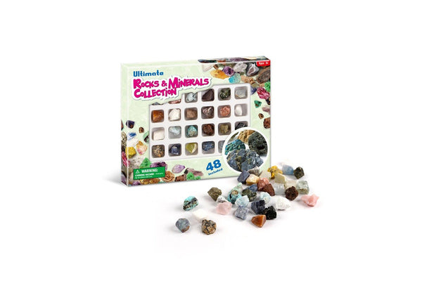 96pc Kaper Kidz Ultimate Rocks & Minerals Collection Kids Childrens Toy 6Y+