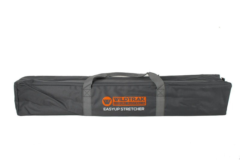 Wildtrak Easy Up 200x80cm Stretcher Outdoor Camping Single Bed w Carry Bag Grey