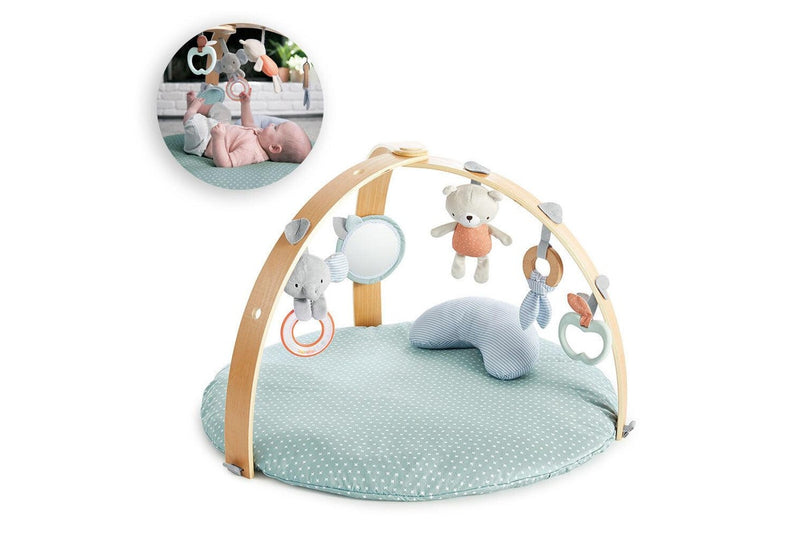 Ingenuity Cozy Spot Reversible Duvet Activity Gym Play Mat 0m+ Baby Toys Loamy