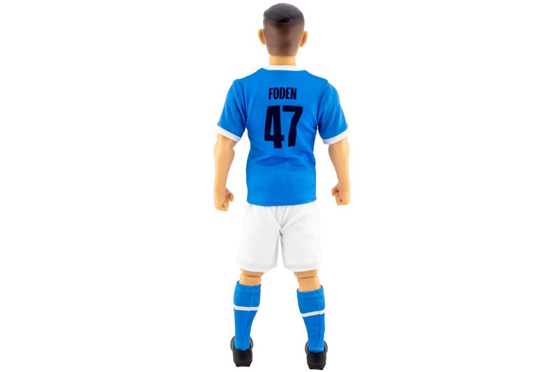 Manchester City FC Foden Action Figure (Blue/White) (One Size)