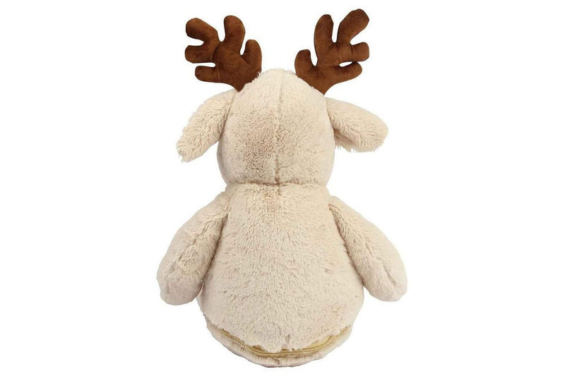 Mumbles Zipped Reindeer Plush Toy (Light Brown) (One Size)