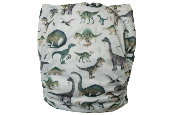 Nestling: Sassy Simple Nappy Complete - Dinosaurs (One Size)