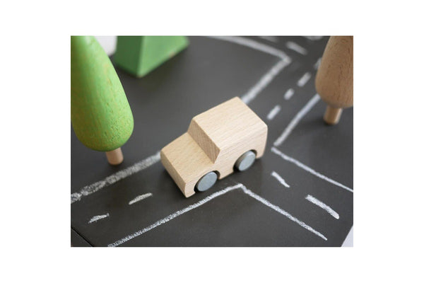 Kiko & gg Machi Magnetic Town Tiny Kids Children Fun Wooden Pretend Toy 3y+