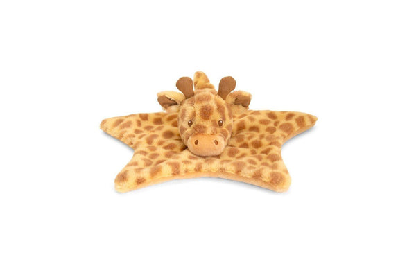 2x Keeleco Baby 32cm Giraffe Blanket Animal Stuffed Plush Kids Toy Yellow 0m+