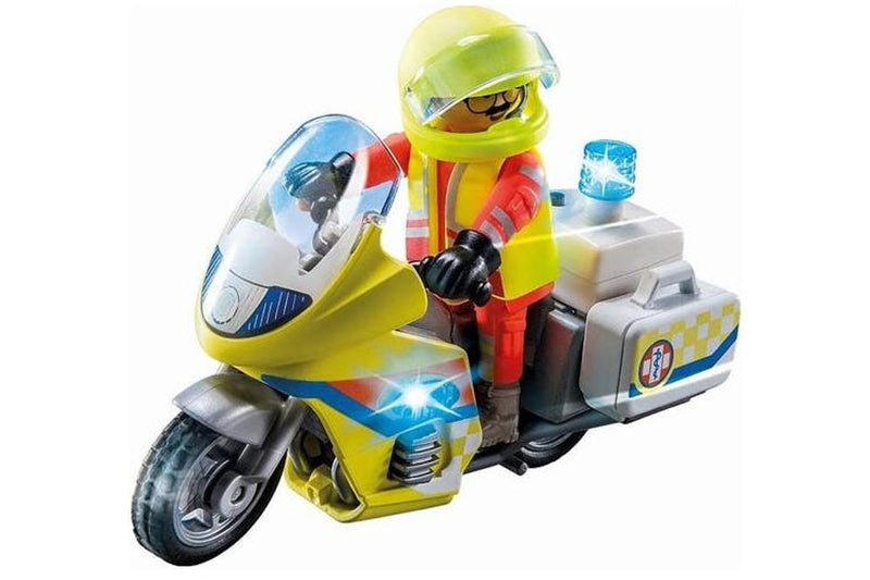 Playmobil: Emergency Doctor Motorbike with Lights (71205)