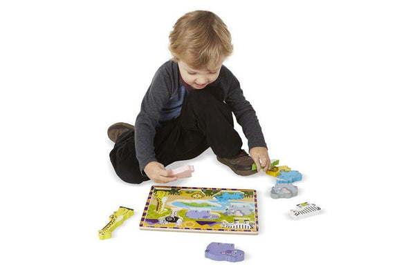 Melissa & Doug: Safari - Chunky Puzzle