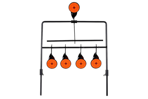 Auto Reset Rotating Shooting Target with 4 + 1 Targets vidaXL