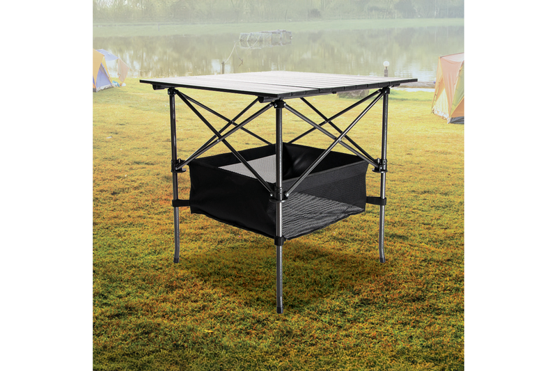 Folding Collapsible Camping Table Caravan RV Heavy Duty Steel & Aluminium