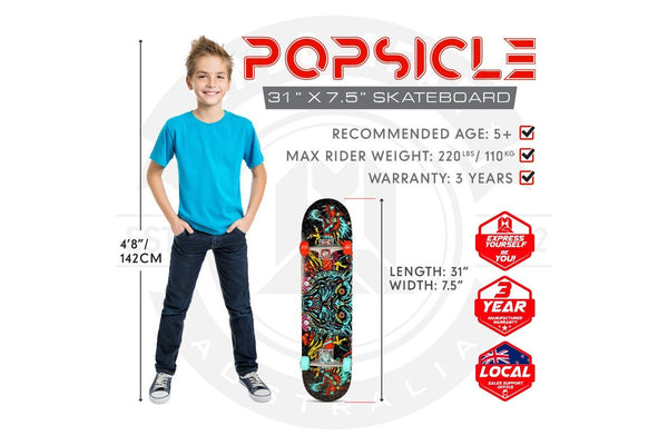 Madd Gear 31" Skateboard - Prismatic Power