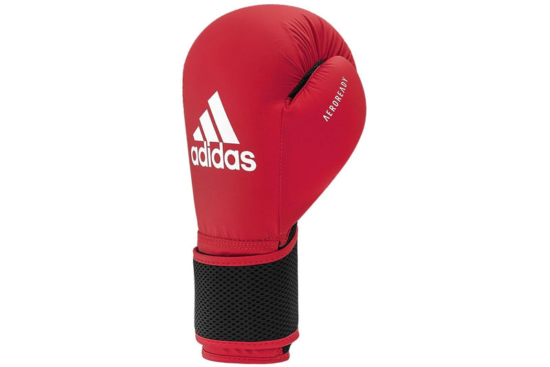 Adidas Hybrid 25 Boxing Gloves - Red / White - 14oz