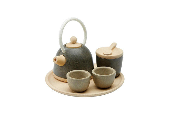 Plan Toys Oriental Tea Set Kids Childrens Interactive Play Fun Toy Playset 3+