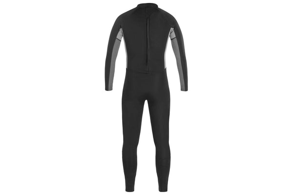 Urban Beach Mens Blacktip Monochrome Long-Sleeved Wetsuit (Black/Grey) (M)