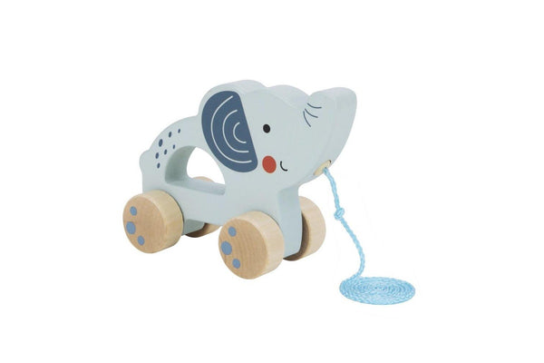 Tooky Toy My Forest Friends Educational Wooden Pull Along Elephant Kids 18m+