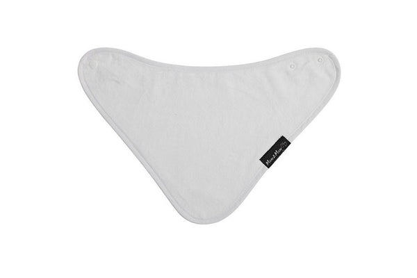 Mum 2 Mum: Bandana Wonder Bib - White