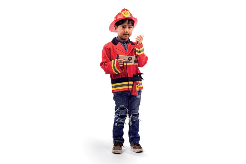 Bigjigs Toys Firefighter Jacket & Tools Dress Up Kids Children Pretend Play 3-5y