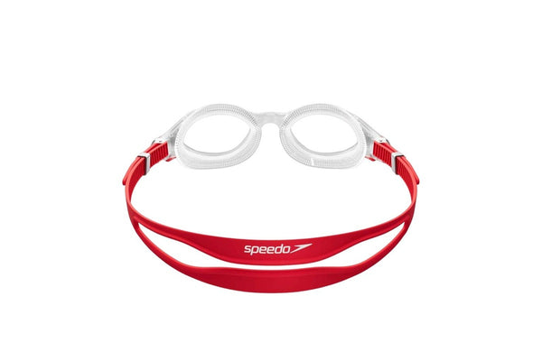 Speedo Unisex Adult 2.0 Biofuse Swimming Goggles (Clear/Red) (One Size)