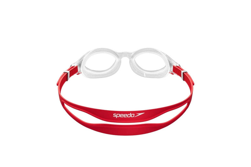 Speedo Unisex Adult 2.0 Biofuse Swimming Goggles (Clear/Red) (One Size)