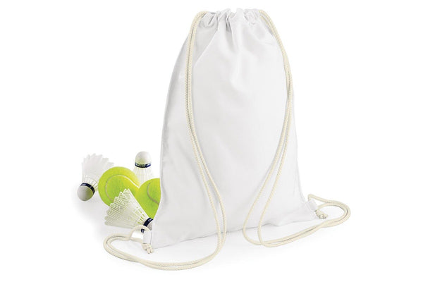 Bagbase Sublimation Gymsac / Drawstring Bag (5 Litres) (White) (One Size)