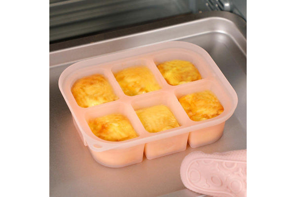 Haakaa: Easy-Freeze Tray - Blush (6 Compartments)