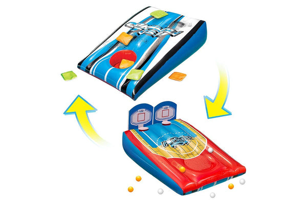 Go Play! Flip N Toss Game Challenge 2In1 Bean Bag Ping Pong Throw Pool Game 8y+