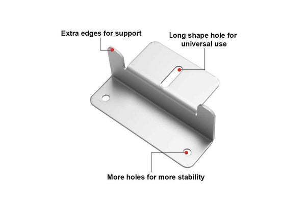 MOBI 4PC Solar Panel Mounting Brackets Aluminium Upgrade Z