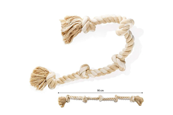 Zoomies Dog Rope Toy - Khaki