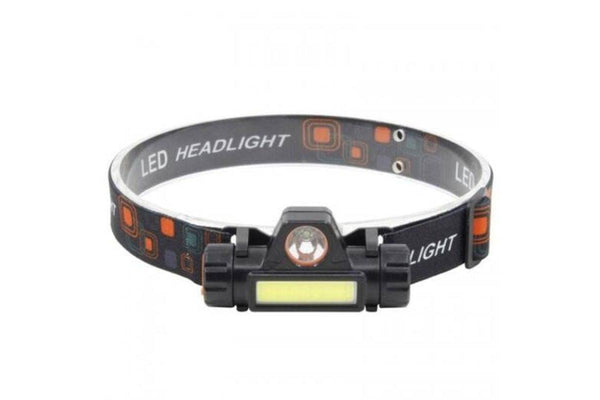 Td101 Usb Led Magnetic Fishing Headlight Black Head Torches