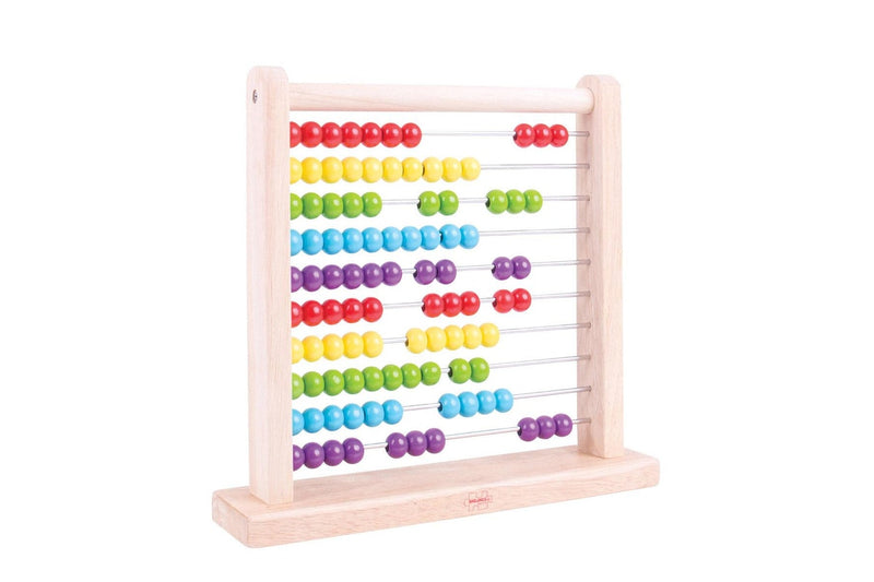 Bigjigs Toys Wooden Abacus Counting Kids Children Learning Educational Toy 18m+