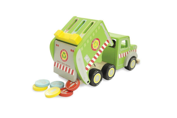 Indigo Jamm 27cm Recycling Ronnie Kids Children Fun Play Wooden Vehicle Toy 18m+