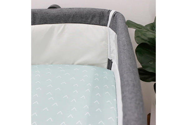 2PK Bubba Blue 55x84cm Nordic Jersey Co-Sleeper Fitted Sheet Baby 0-12m Sky Mint