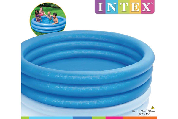 Intex: 3-Ring Paddling Pool - Crystal Blue