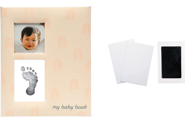 Pearhead: Rainbow Baby Book - Blush