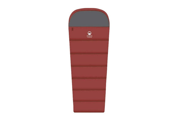 Domex Sleeping Bag Bushmate Large -5c Synthetic Fill Right Hand Zip Burgundy Red