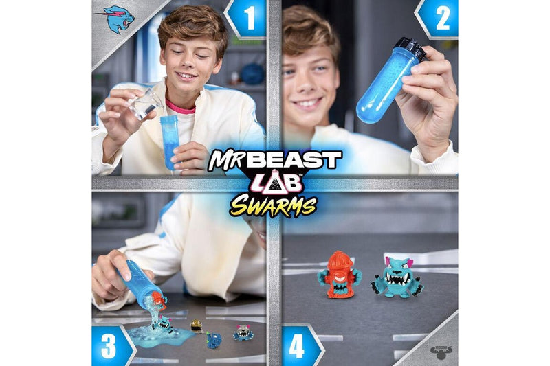 MrBeast Lab: Swarms 12-Pack - Blue Panther & Cobra (Blind Box)