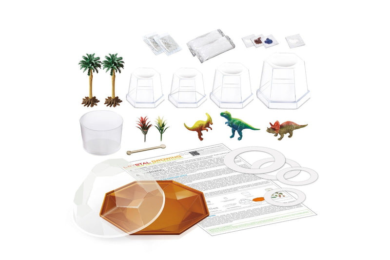 4M: Crystal Growing Dinosaur Crystal Terrarium