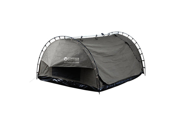 Augustus 1100 Outdoor Camping Hiking Swag Tent 215cm Weatherproof w Bag Grey