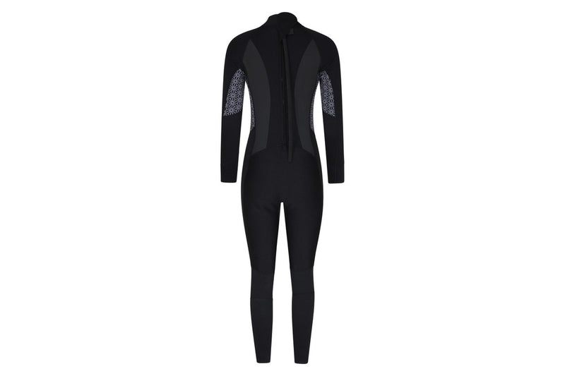 Mountain Warehouse Womens/Ladies Printed Full Wetsuit (Black) (16 UK - 18 UK)