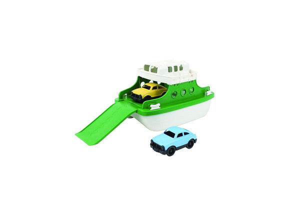 Green Toys Ferry Boat Green White Kids Toddler Bath Time Water Play Toy 1+